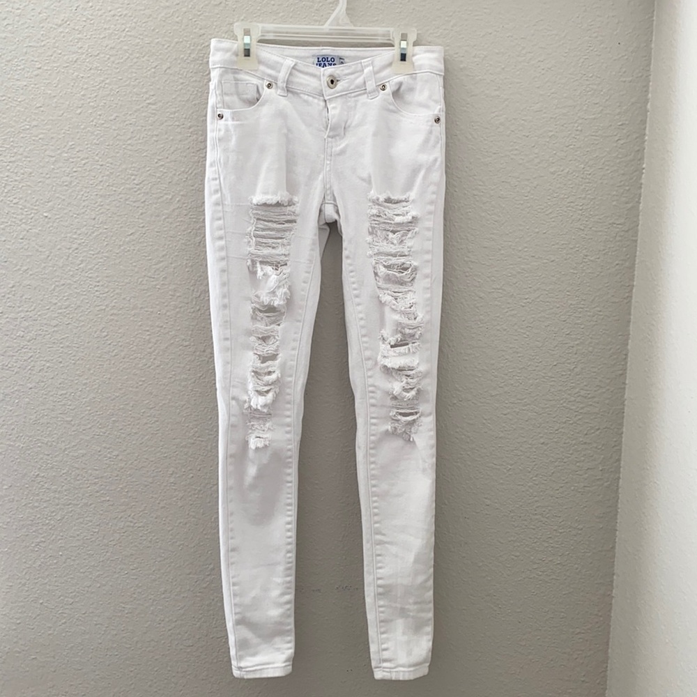 Lolo Jeans, woman’s size 0, white